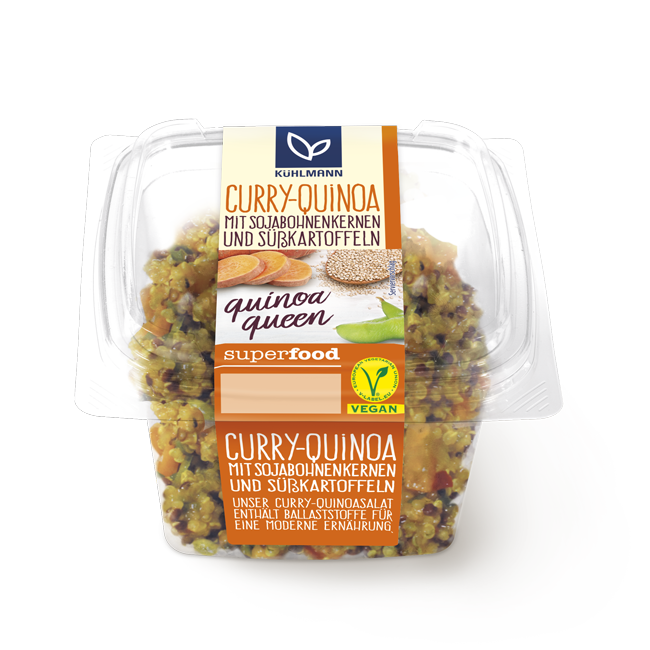 Curry-Quinoamit Sojabohnenkernenund S&uuml;&szlig;kartoffel, 230 g