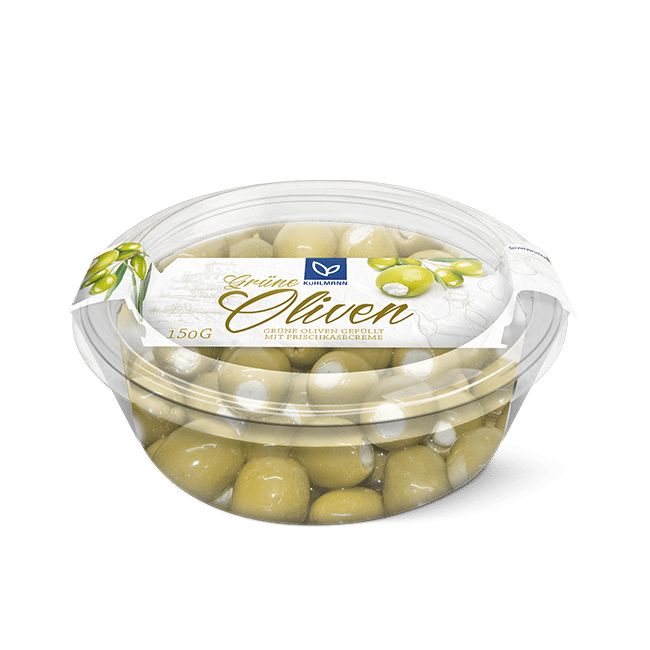 Gef&uuml;llte gr&uuml;ne Olive, 150 g