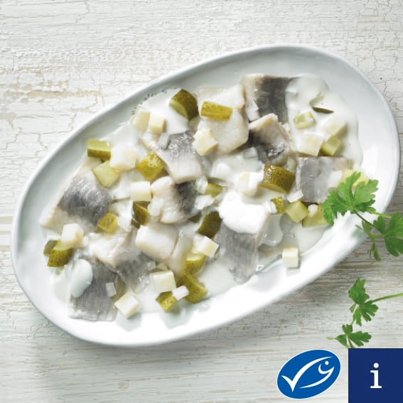 White herring salad