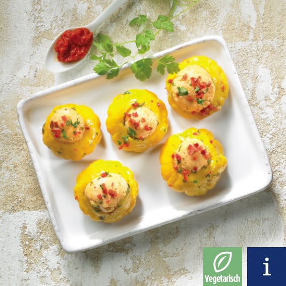 Patty Pans, pikant gef&uuml;llt