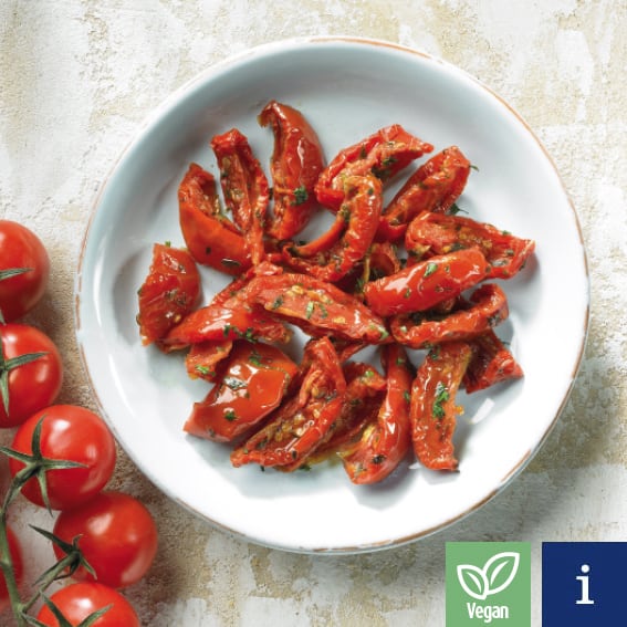 Halbgetrocknete Tomaten