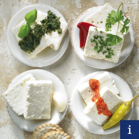 Quattro Formaggi array of cheese