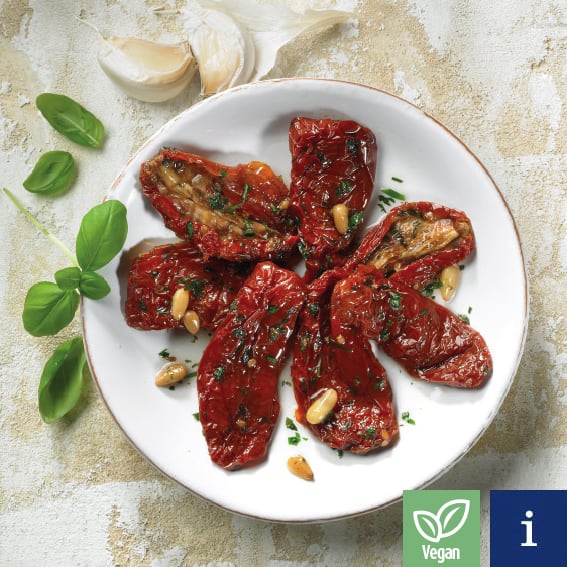 Sonnengetrocknete, italienische Tomaten