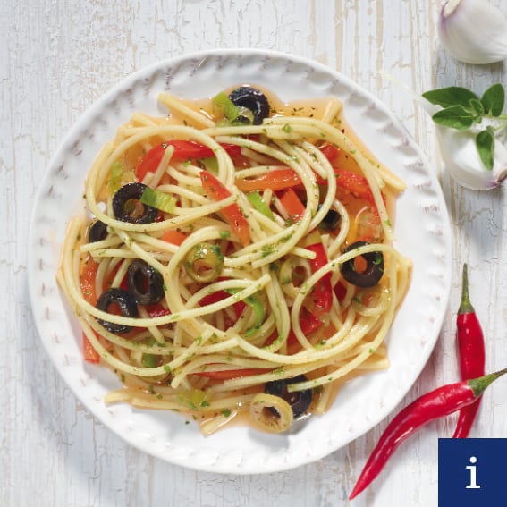 Spaghetti salad Italia
