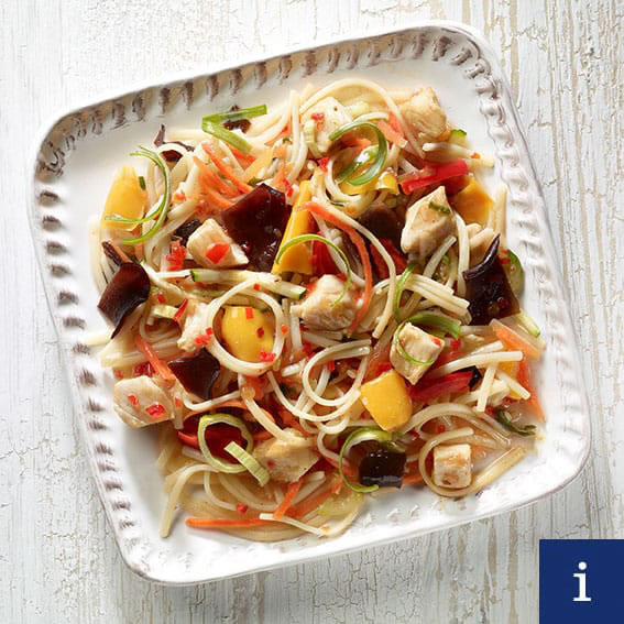 Thai-Nudelsalat
