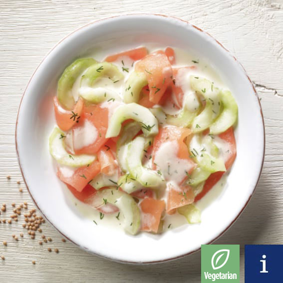 Melon and cucumber salad Napoli
