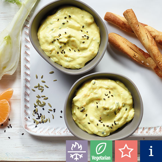 Fennel-tangerine spread