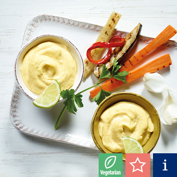 Lime-garlic dip